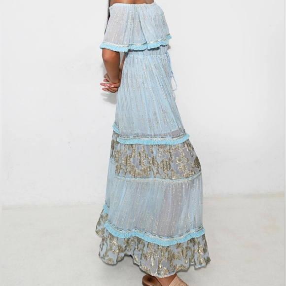 NWT Piti Cuti Cancun Dress I Blue - Picture 7 of 10